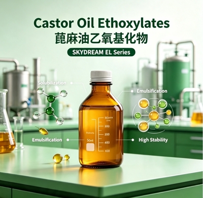  Castor Oil Ethoxylates (EL series)蓖麻油乙氧基化物(EL系列)